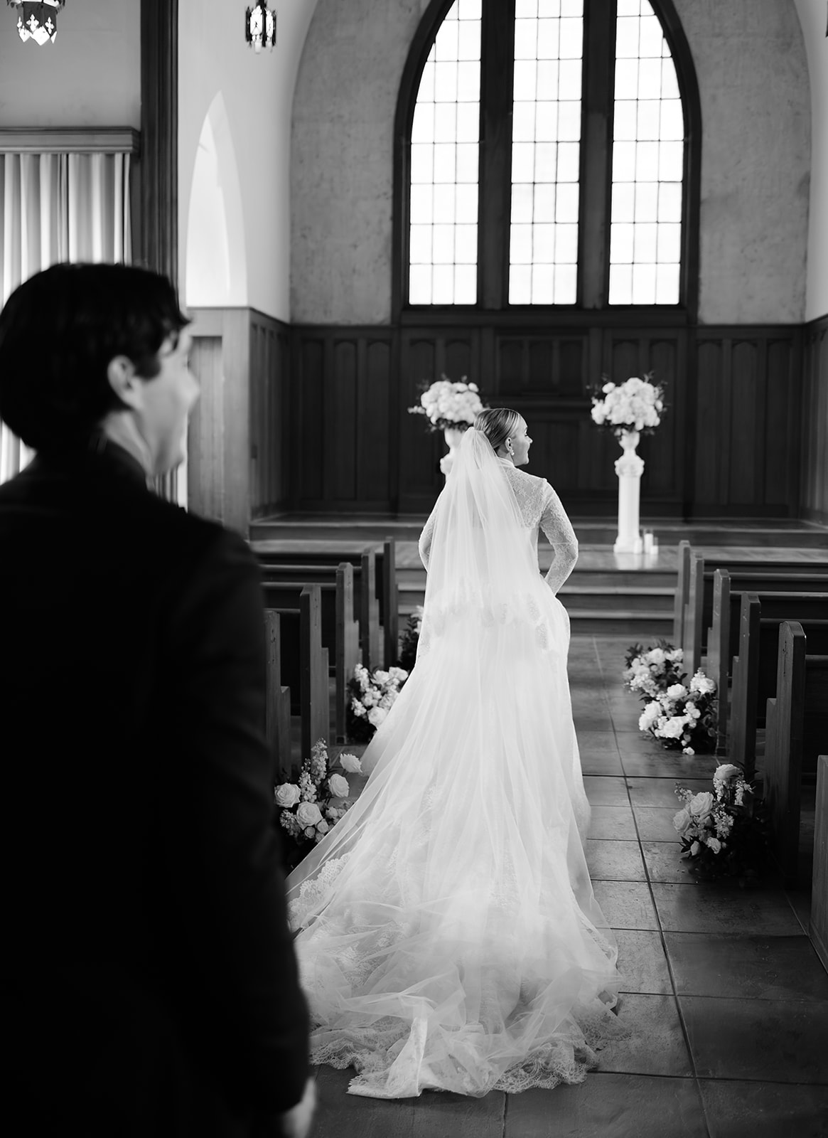 Editorial style bride and groom photo at The Woodland in Phoenix. 