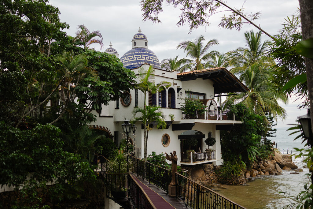 Private coastal villa wedding venue overlooking ocean in Puerto Vallarta